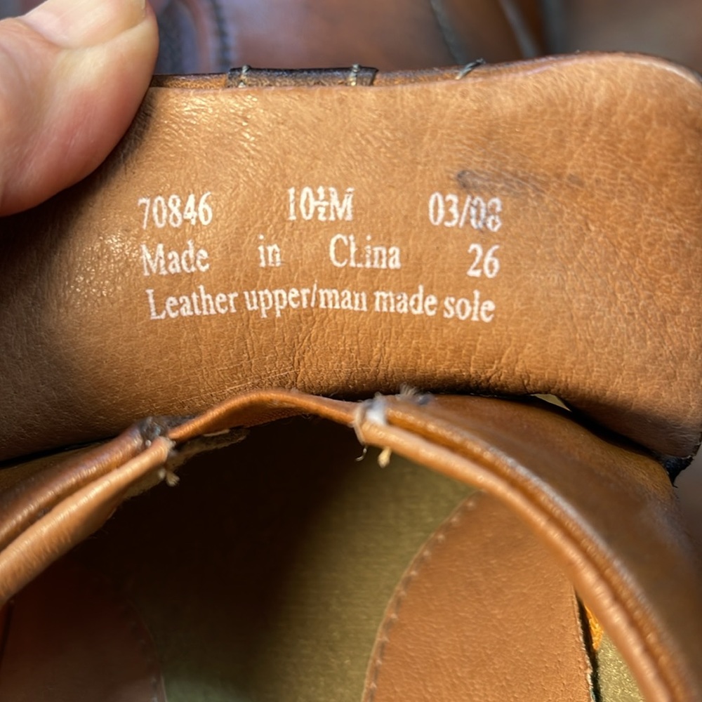 Clark’s Men Loafers 👞 size  10 1/2  M Brown - Picture 9 of 10